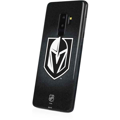 NHL Vegas Golden Knights Black Background Galaxy S9 Plus Skin