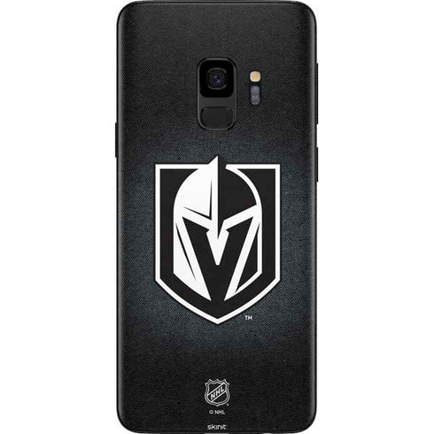 NHL Vegas Golden Knights Black Background Galaxy S9 Skin