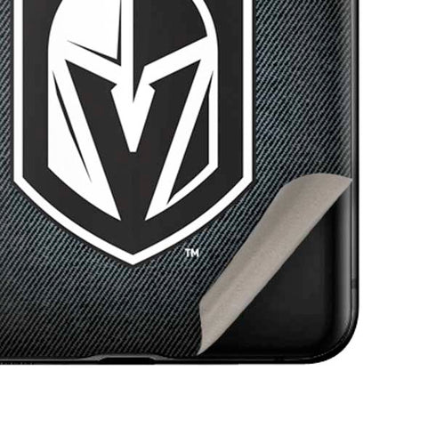 NHL Vegas Golden Knights Black Background Galaxy Z Flip Skin