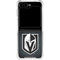 NHL Vegas Golden Knights Black Background Galaxy Z Flip5 5G Clear Case