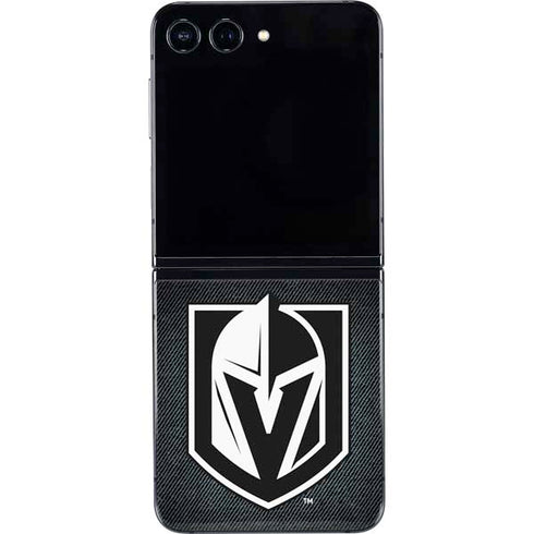 NHL Vegas Golden Knights Black Background Galaxy Z Flip5 5G Skin