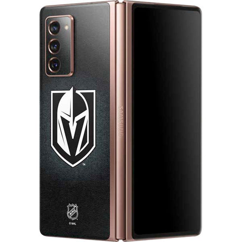 NHL Vegas Golden Knights Black Background Galaxy Z Fold2 5G Skin