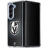 NHL Vegas Golden Knights Black Background Galaxy Z Fold5 5G Clear Case