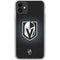NHL Vegas Golden Knights Black Background iPhone 11 Clear Case