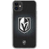 NHL Vegas Golden Knights Black Background iPhone 11 Clear Case