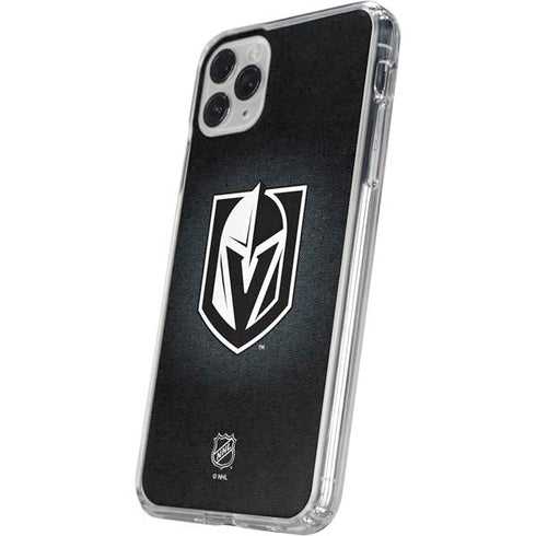 NHL Vegas Golden Knights Black Background iPhone 11 Pro Clear Case
