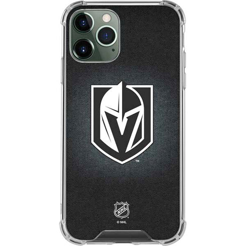 NHL Vegas Golden Knights Black Background iPhone 11 Pro Max Clear Case