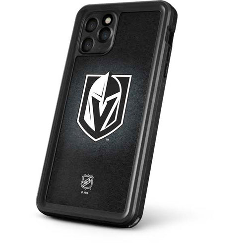 NHL Vegas Golden Knights Black Background iPhone 11 Pro Max Waterproof Case