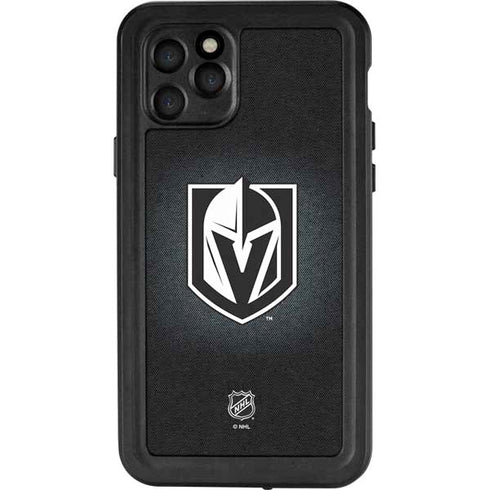 NHL Vegas Golden Knights Black Background iPhone 11 Pro Waterproof Case