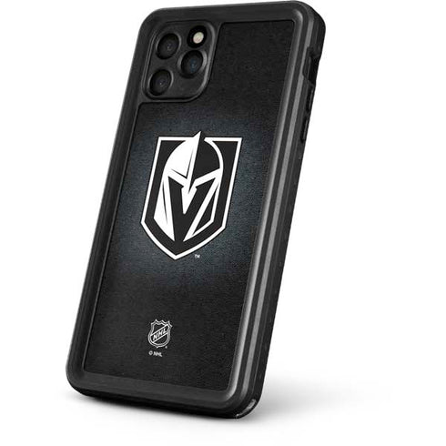 NHL Vegas Golden Knights Black Background iPhone 11 Pro Waterproof Case