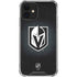 NHL Vegas Golden Knights Black Background iPhone 12 Clear Case