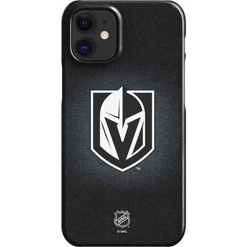 NHL Vegas Golden Knights Black Background iPhone 12 Mini Lite Case