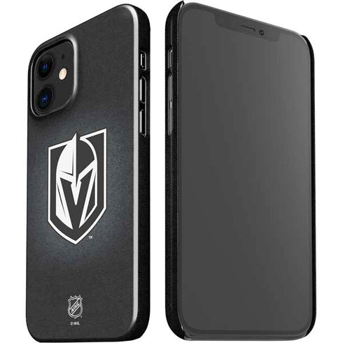 NHL Vegas Golden Knights Black Background iPhone 12 Mini Lite Case