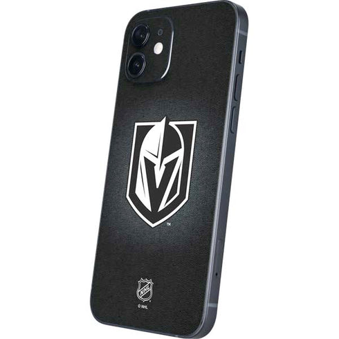 NHL Vegas Golden Knights Black Background iPhone 12 Mini Skin