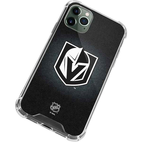 NHL Vegas Golden Knights Black Background iPhone 12 Pro Clear Case