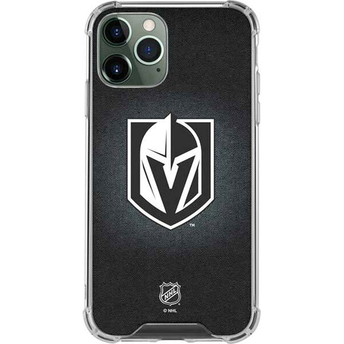 NHL Vegas Golden Knights Black Background iPhone 12 Pro Max Clear Case
