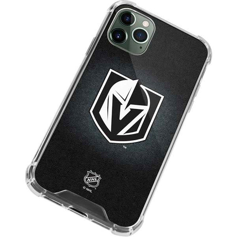 NHL Vegas Golden Knights Black Background iPhone 12 Pro Max Clear Case