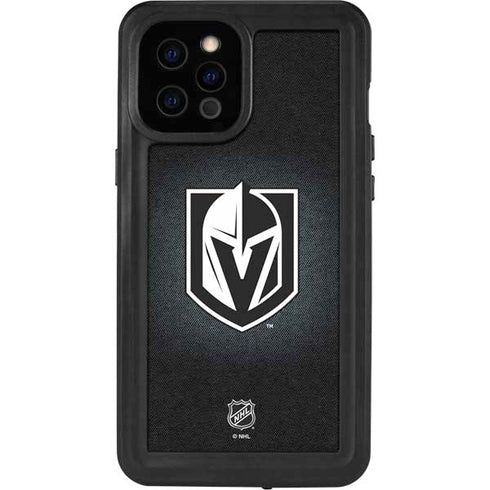 NHL Vegas Golden Knights Black Background iPhone 12 Pro Max Waterproof Case