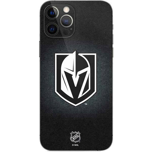 NHL Vegas Golden Knights Black Background iPhone 12 Pro Skin