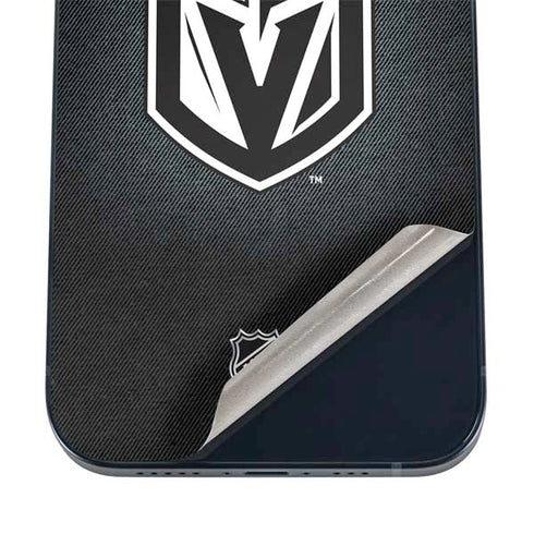 NHL Vegas Golden Knights Black Background iPhone 12 Skin