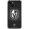 NHL Vegas Golden Knights Black Background iPhone 13 Clear Case