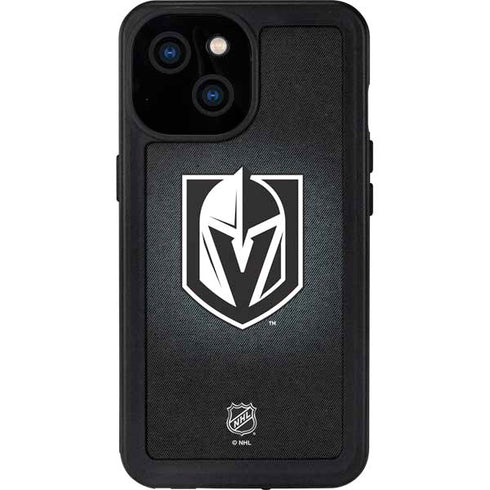 NHL Vegas Golden Knights Black Background iPhone 13 Mini Waterproof Case