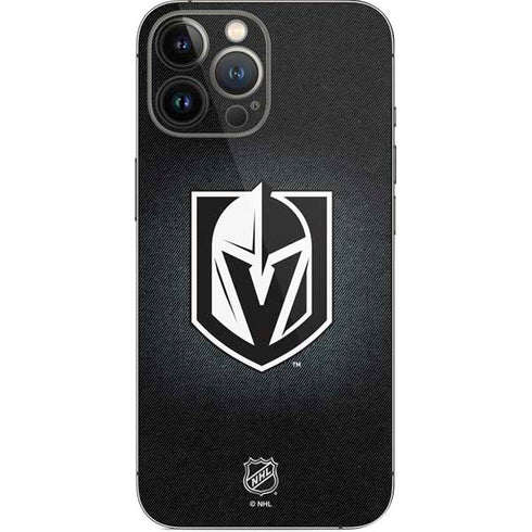 NHL Vegas Golden Knights Black Background iPhone 13 Pro Max Skin