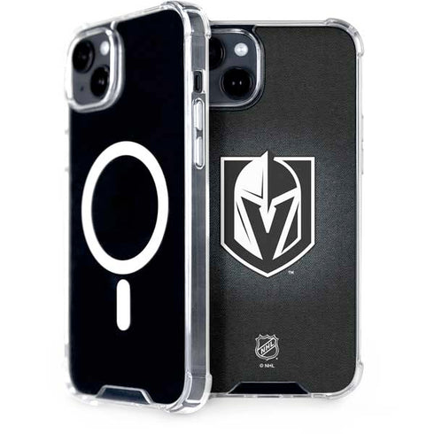 NHL Vegas Golden Knights Black Background iPhone 14 MagSafe Case
