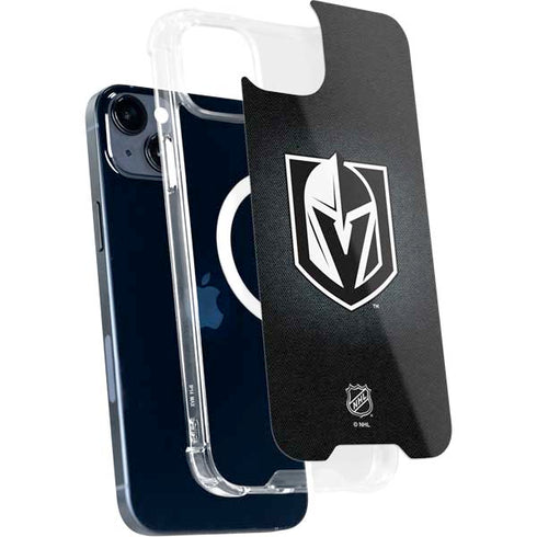 NHL Vegas Golden Knights Black Background iPhone 14 Plus MagSafe Case