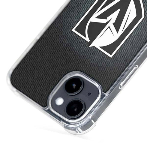 NHL Vegas Golden Knights Black Background iPhone 15 Plus MagSafe Case