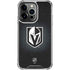 NHL Vegas Golden Knights Black Background iPhone 14 Pro Clear Case