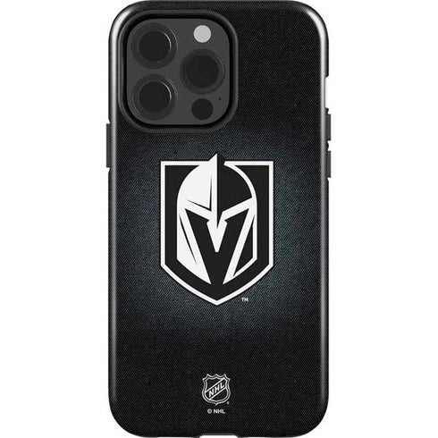NHL Vegas Golden Knights Black Background iPhone 14 Pro Impact Case