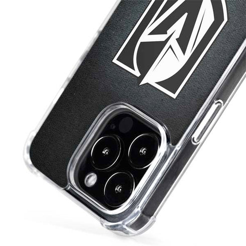 NHL Vegas Golden Knights Black Background iPhone 15 Pro MagSafe Case