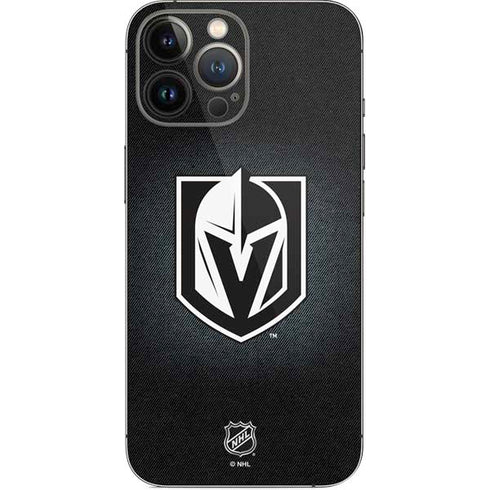 NHL Vegas Golden Knights Black Background iPhone 14 Pro Max Skin