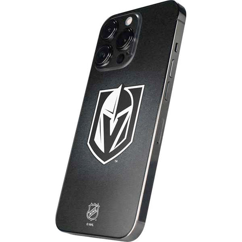 NHL Vegas Golden Knights Black Background iPhone 14 Pro Skin