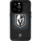 NHL Vegas Golden Knights Black Background iPhone 14 Pro Waterproof Case