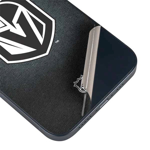 NHL Vegas Golden Knights Black Background iPhone 14 Skin