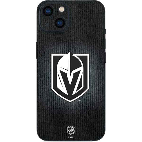 NHL Vegas Golden Knights Black Background iPhone 15 Skin
