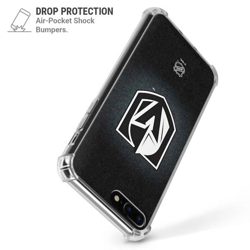 NHL Vegas Golden Knights Black Background iPhone 7/8 Plus Clear Case