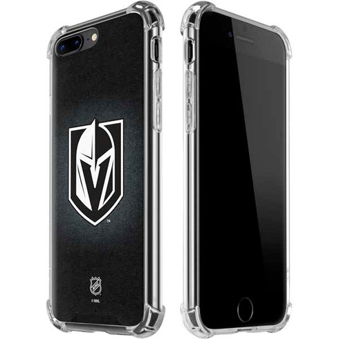 NHL Vegas Golden Knights Black Background iPhone 7/8 Plus Clear Case