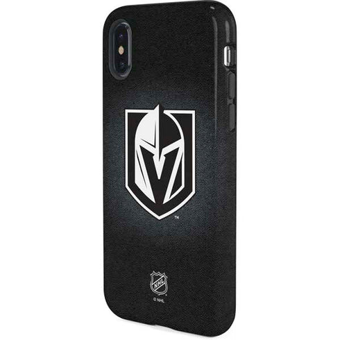 NHL Vegas Golden Knights Black Background iPhone X Pro Case