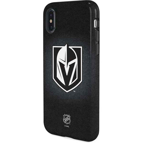 NHL Vegas Golden Knights Black Background iPhone XS Pro Case