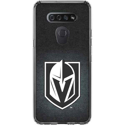 NHL Vegas Golden Knights Black Background LG K51/Q51 Clear Case