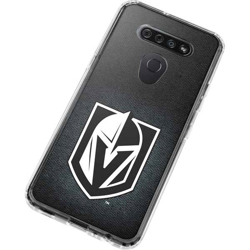NHL Vegas Golden Knights Black Background LG K51/Q51 Clear Case