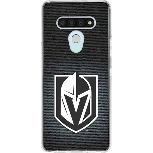 NHL Vegas Golden Knights Black Background LG Stylo 6 Clear Case