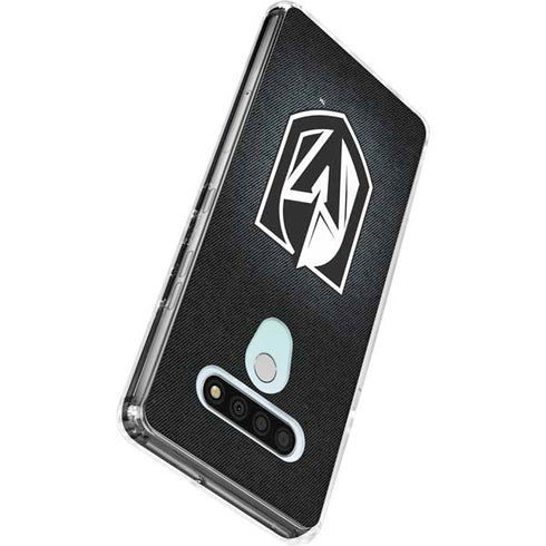 NHL Vegas Golden Knights Black Background LG Stylo 6 Clear Case
