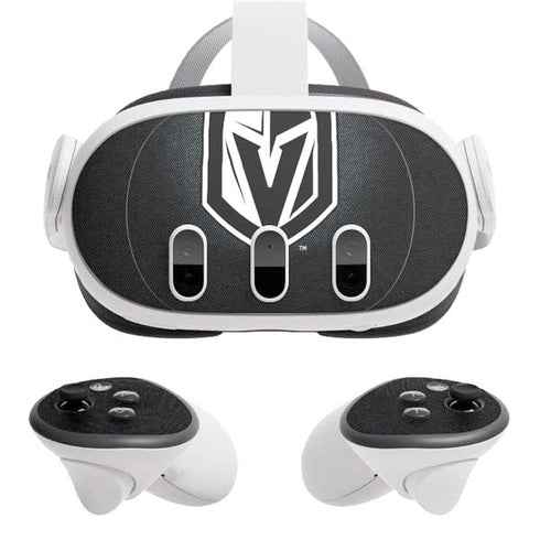 NHL Vegas Golden Knights Black Background Meta Quest 3 Skin