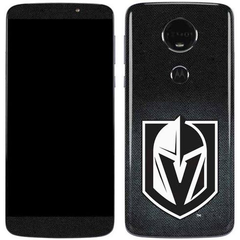 NHL Vegas Golden Knights Black Background Moto E5 Plus Skin