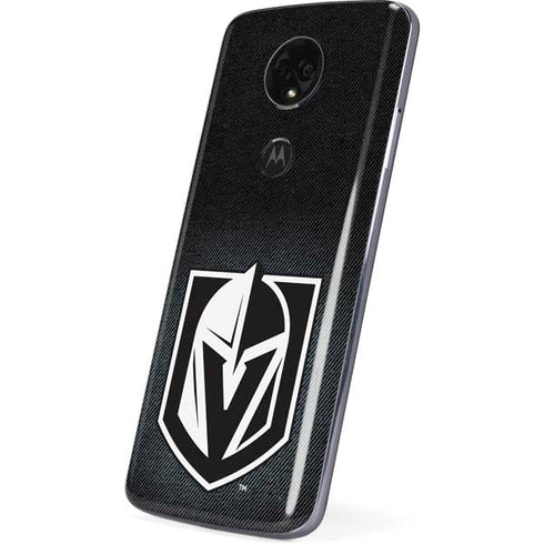 NHL Vegas Golden Knights Black Background Moto E5 Plus Skin