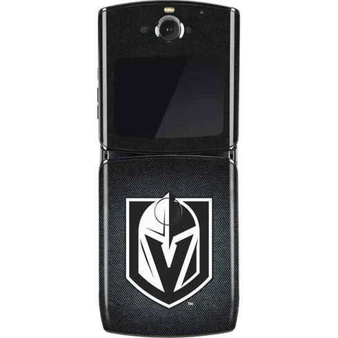 NHL Vegas Golden Knights Black Background Motorola RAZR Skin